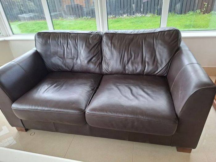 soft leather sofa 3 to sell