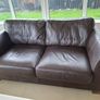 soft leather sofa 3 to sell Image 2