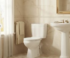 Nuie Melbourne Close Coupled Toilet & Standard Toilet Seat