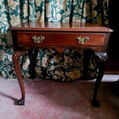 Antique irish georgian mahogany side table