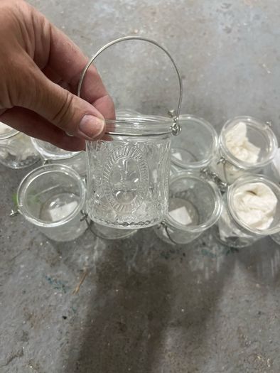 glass bottles