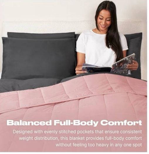 Pink Weighted blankets 8kg 150cm X 200cm