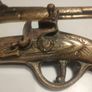 A pair of Early 20th Century 13" Brass Flintlock pistols Image 4