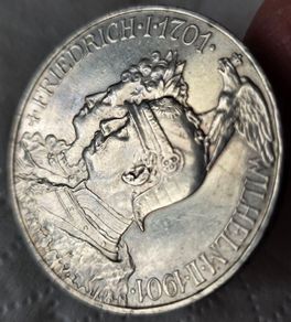 5 Mark 1901 Commemorative Coin Prussia
