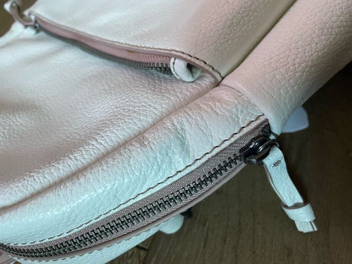 Women's bag backpack Clarks Genuine leather white colour Brand new