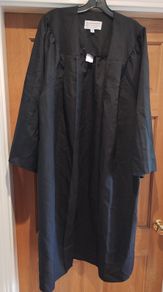 Graduation Gown, Cap and long Gloves (26283)