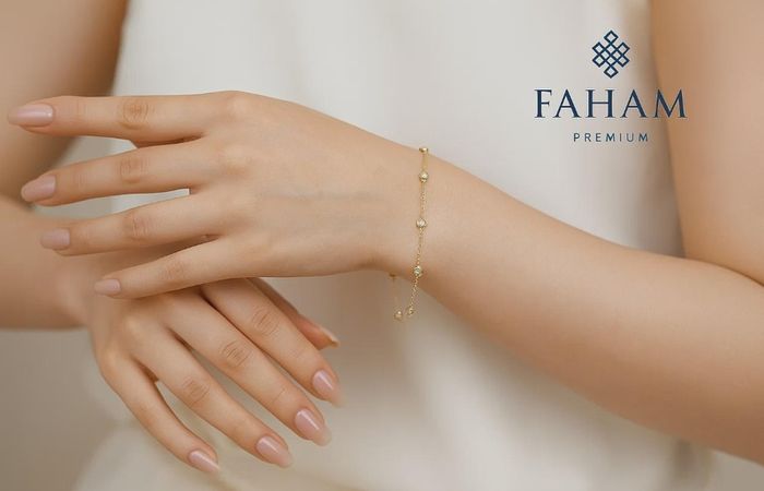 14K Gold Lab-Grown Diamond Bracelet: April Birthstone Jewelry