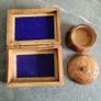 Vintage carved inlay jewellery box Image 2