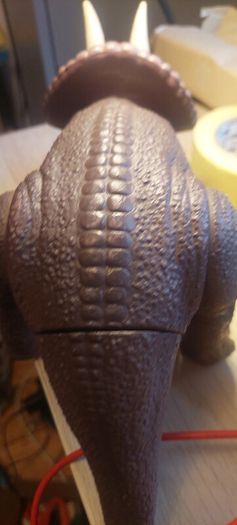 Vintage 1987 Playskool Definitely Dinosaurs Triceratops 12"