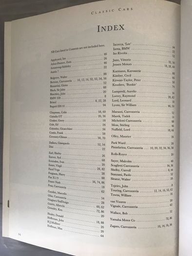 classic car hardback a5 size book at least 25 year old