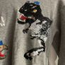 Hoodie jumper with dinosaur grey 10 y Image 2