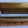 Antique Large Solid Brass Door Knocker Letterbox Handle - 1800s Reclaimed Hardware Image 6