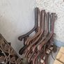 Cast iron Garden bench ends + backs Image 10