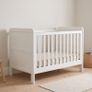 White cot / Cot bed; Very Good Condition Image 2