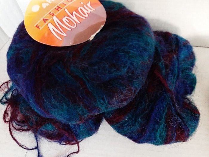 Mohair wool knitting crochet crafts