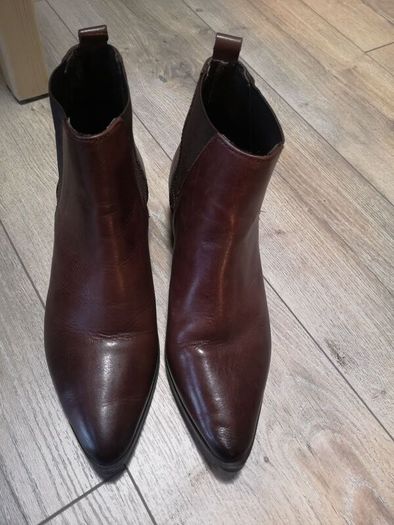 Gallery Leather Ankle Boots Size Uk 6