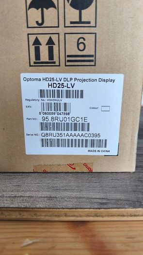 Optoma HD25-LV DLP VDHDNULV Video Projector for Parts or Repair Working Gaming 1080p