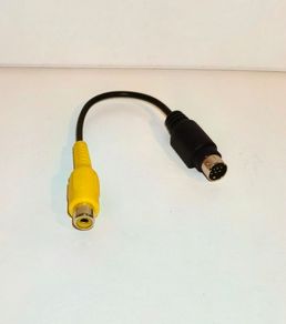 S Video Female Rca Connector To Male 7-pin Connector