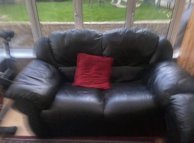 Free Italian Leather 2 seater sofa