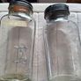 Two Large Genuine Vintage Shop Sweet Jars One With Metal Lid & One With Bakelite Lid In Perfect Condition And Old Not Reproductions  ! Image 3