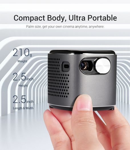 Smart LED Mini Smart DLP Full HD Projector Portable Wifi Bluetooth LED Battery Home Beamer