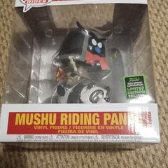 Mulan Mushu Riding Panda (6 Inch)