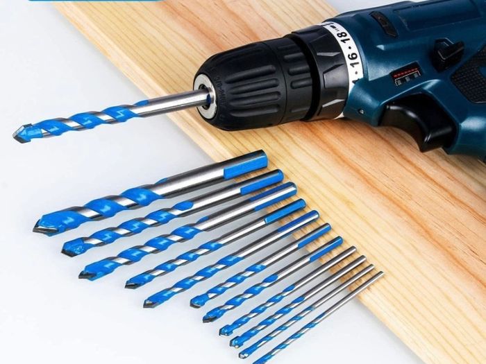 10Pcs Tungsten Carbide Masonry Drill Bit Set for Metal Steel Porcelain Ceramic Tile Concrete Brick Plastic Wood 6 8 10 12mm (FREE POSTAGE)