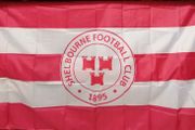 Shelbourne football club flag 5ft x 3ft.