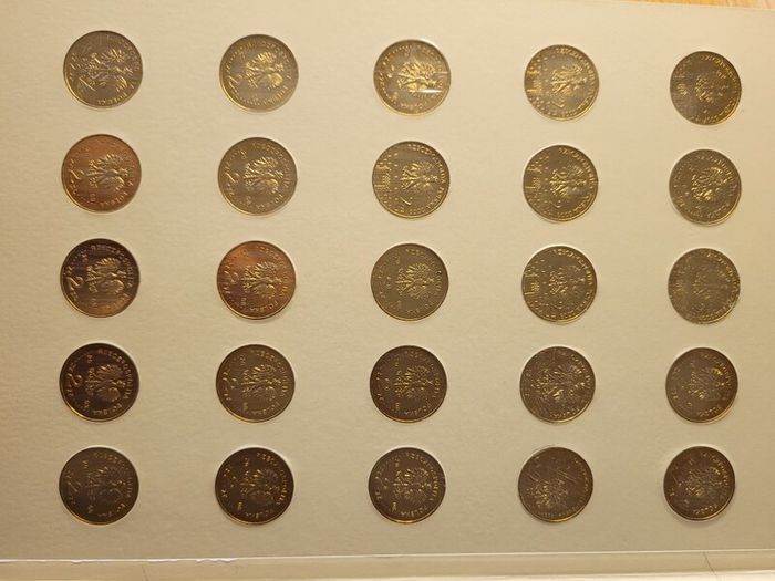 Asking price 440 euro. Poland Set of 2 zloty coin GOLD NORDIC 1995-2009 (103 pieces).