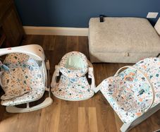 Baby swing , floor seat and rocking chair