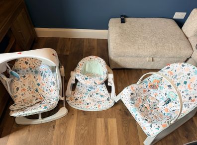 Baby swing , floor seat and rocking chair