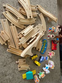 Train track wooden