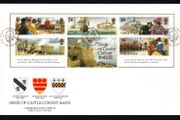 1993 Guernsey 350th Anniversary of Siege of Castle Cornet Commemorative Stamps Miniature Sheet Official First Day Cover (FDC)