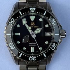 Grand Seiko SGBA463 dive watch. Titanium, Spring Drive, Full Set