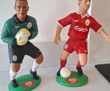 Robbie Fowler David James  Liverpool FC Figures Vivid Imagination Toys 1996