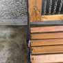 Cast iron Garden table and 2 bench Image 5