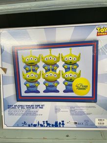 Toy Story Alien Inflatable Bowling Game Set