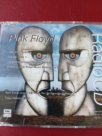Keep Talking cd single promo PINK FLOYD