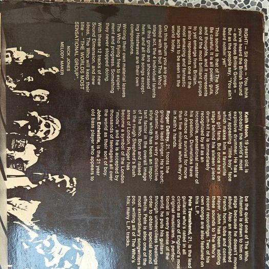 The Who, The Who LP,  German press, Mod
