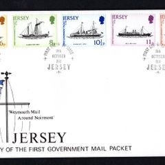 1978 Jersey Bicentenary of England-Jersey Government Mail Packet Service Commemorative Stamps First Day Cover (FDC)