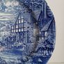 Wedgewood blue transferware plate, Dickens Coaching Days Image 3