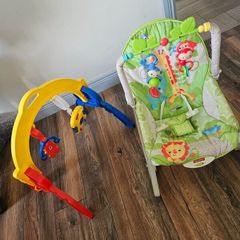 Baby rocker/chair and play gym