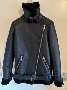 Plush Aviator Jacket