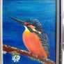 A pair of vintage kingfisher paintings Image 3