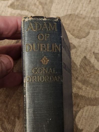 Adam Of Dublin. By Conal O'riordan.  A Romance Of The Day.1920.  First Edition Hardback In Good Condition.