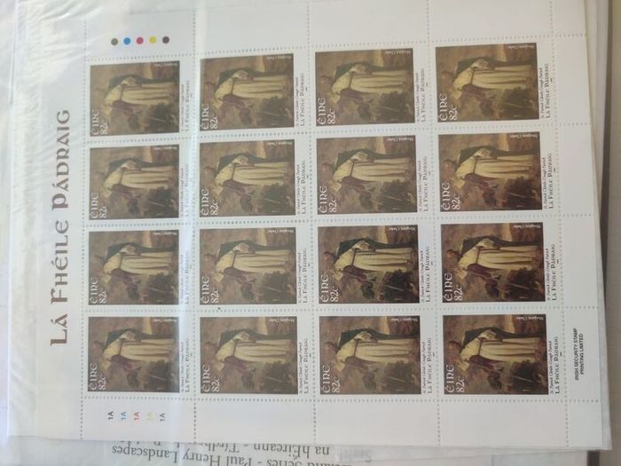stamps first day covers in anpost albums