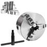 3 Jaw Self-Centering Lathe Chuck 160 mm Steel Image 2