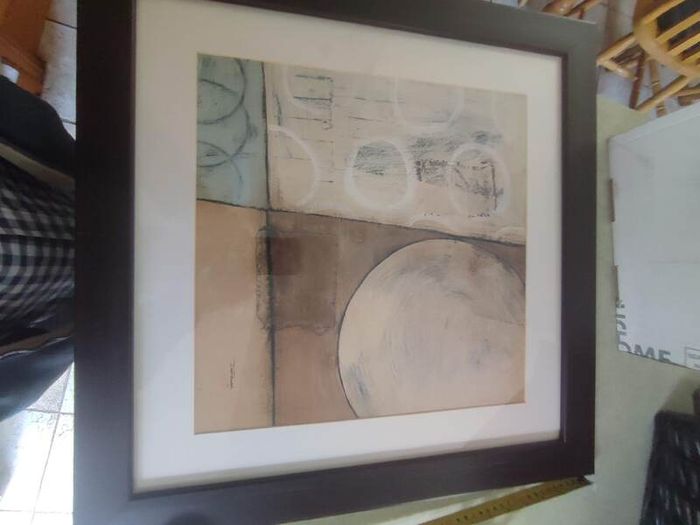 FRAMED PRINT DE rosier Pale Moon Rising 2