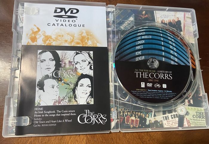 A History of The Corrs Double DVD All The Way Home