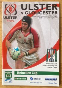 2005 Ulster v Gloucester - Heineken Cup Programme